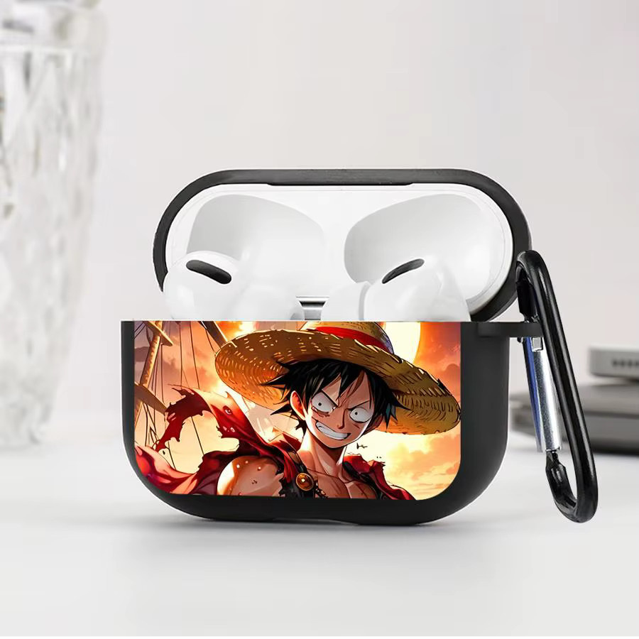 One Piece Kopfhörer Schutzhülle für AirPods Pro 1 2 3 und AirPods 4 in Multicolour - Bild 2