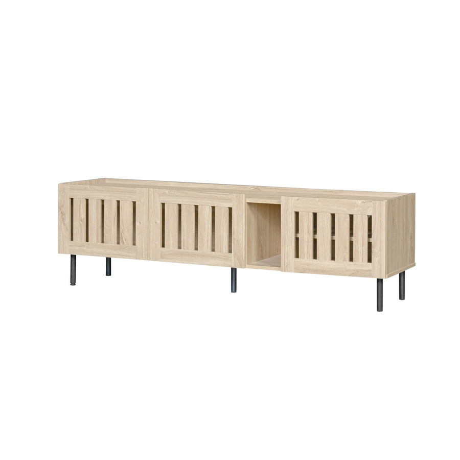 okwish TV Schrank in Beige mit minimalistischem Design, B/T/H: 160 x 40 x 47 cm - Bild 2