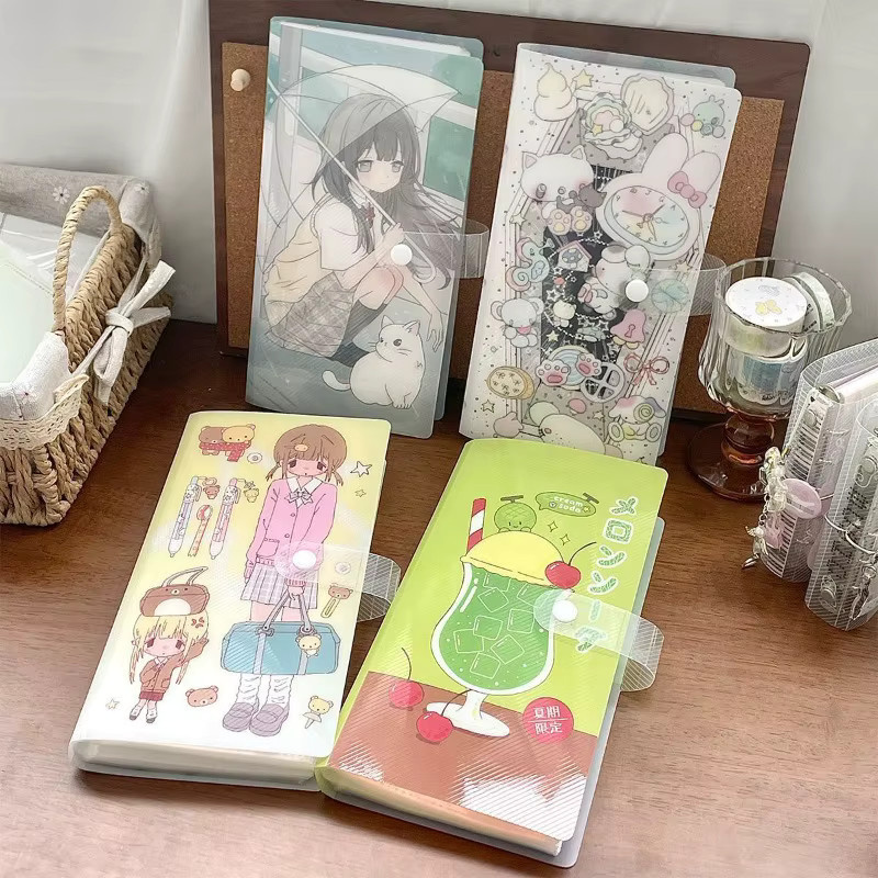YIYUEQIANLI Kawaii Tierordner und Scrapbooking Set in Mehrfarbig mit Aufklebern und Aufbewahrungsmaterial aus Kunststoff - Bild 2
