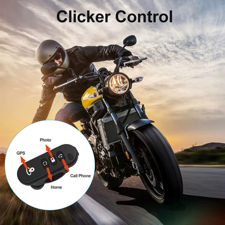 MicroData Motorrad Carplay mit 6,25 Zoll Touchscreen, GPS Navigation und Dual Bluetooth, Android Auto und Wireless Anruffunktion, Schwarz - Bild 5