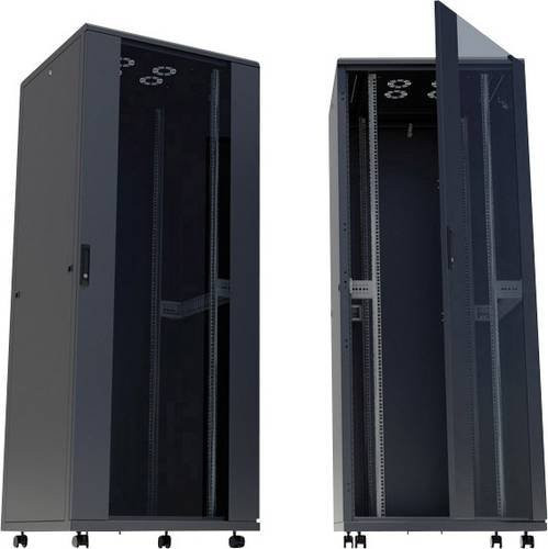 Intellinet 19 Zoll Netzwerkschrank Schwarz RAL 9005 B/H/T: 60 x 172,8 x 80 cm 36 HE - Bild 1