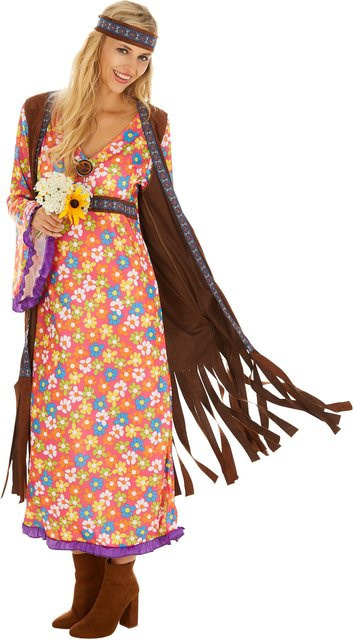 tectake Frauenkostüm Mrs. Peacemaker, Fantasy, Bunt / Mehrfarbig, Textil - Bild 1
