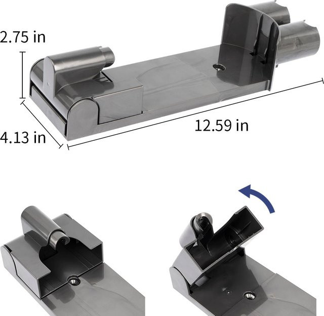 Wandmontierte Ladegeräthalterung und Erweiterungsbasis für Dyson Handstaubsauger der Serien V6 V7 V8 V11 V15 SV15 - Bild 1