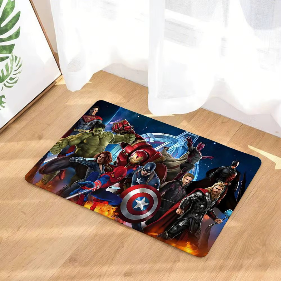 Beast Kingdom The Avengers Fußmatte, rutschfeste Motivmatte aus Polyester, Mehrfarbig, B: 60,0 cm, T: 40,0 cm - Bild 5