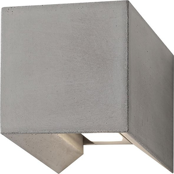 Karman Cobu LED-Wandleuchte für Outdoor und Innenbereich in Grau aus Beton und Metall mit Up-Down-Lichtfunktion und warmweißem Licht (3000K) - Bild 1