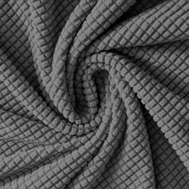 Yupartex 2-teiliges Fleece WC-Sitzbezug und Spülkasten-Abdeckung Set in Grau aus Polyester - Bild 3
