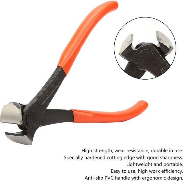 ZJCHAO Seitenschneider aus Edelstahl 6 Zoll Drahtschneider und Kabelschneider für Stahl - Bild 1