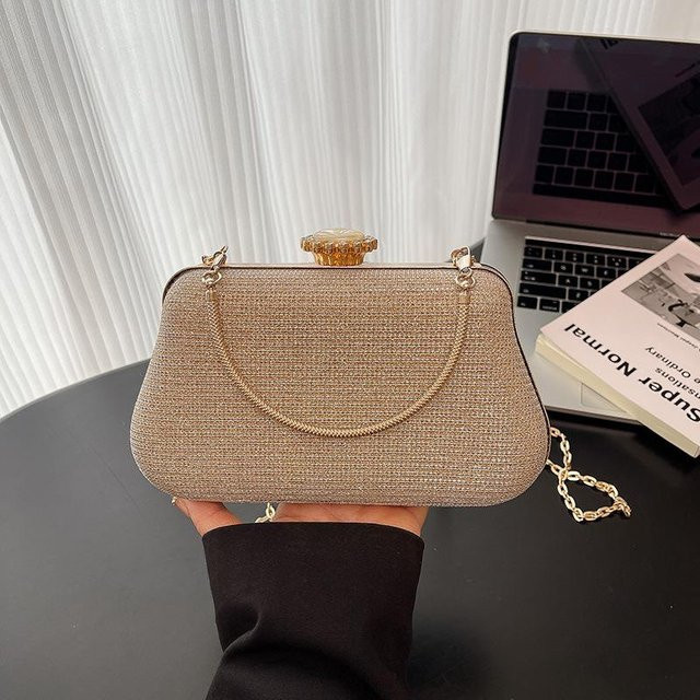 Weft Clutch-Portemonnaie, goldgelb, Damen - Bild 1