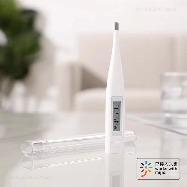 MIJIA Miaomiaoce Intelligentes Digitales Thermometer mit LCD-Bildschirm zur Temperaturmessung für Oral und Achsel, Farbe: Weiß, mit Mi Home APP Unterstützung - Bild 1