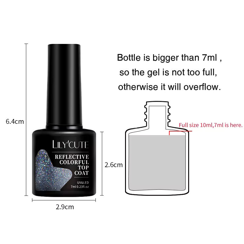 LILYCUTE Gel-Nagelkunst-Set, semi-permanent, 7 ml - Bild 3