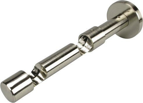 LIEDECO Gardinenstangen-Träger aus Metall in Silber für Ø 20 mm Stangen - Bild 1