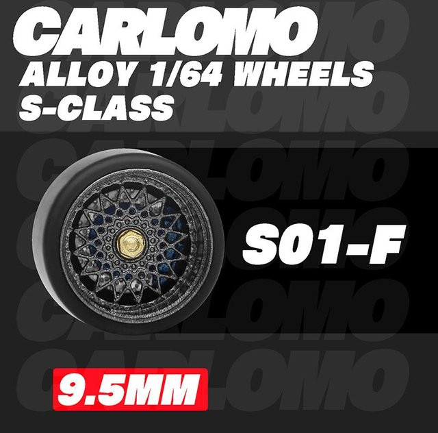 Carlomo S-Klasse Räder, 4er Set, mit Gummireifen, Bremsscheiben-Baugruppe - Bild 1