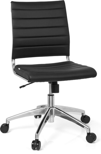 hjh OFFICE Profi Bürostuhl TRISHA aus Kunstleder ohne Armlehnen - Bild 1