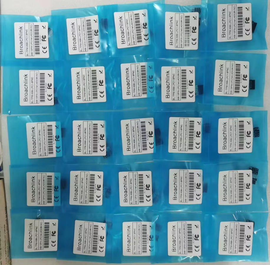 TPM 2.0 Sicherheitsmodul für X99 Hauptplatinen mit 10-Pin und 1-9-Pin LPC Anschluss in Schwarz - Bild 3