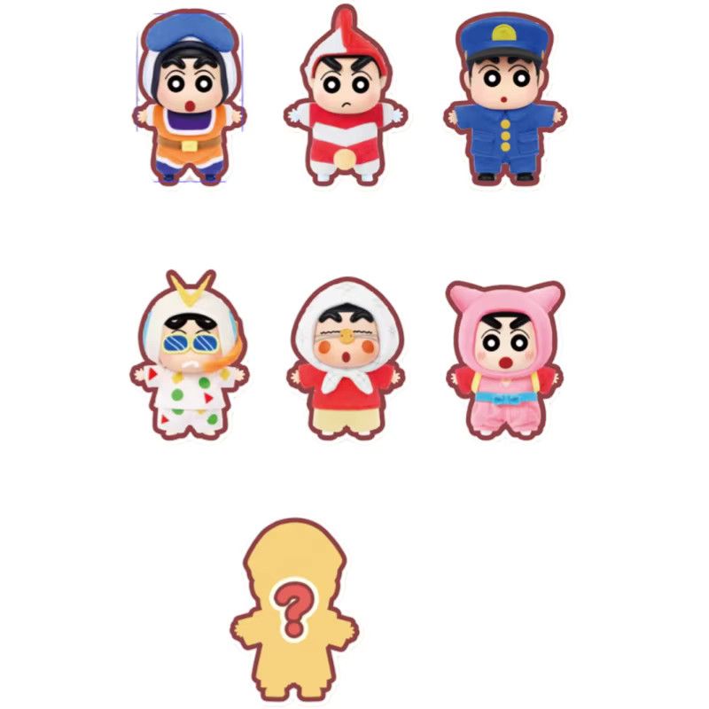 52TOYS Crayon Shin-Chan Classic Memories Series Vinyl Face Doll Blind Box Ninja Anime Figur Multicolor - Bild 4