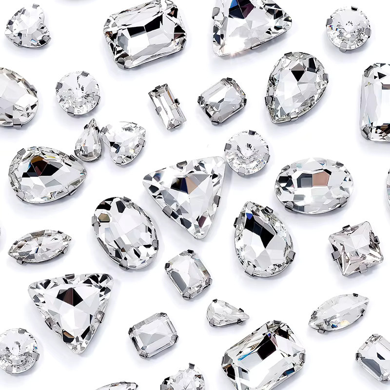QIAO Schmuck, Glas Kristall, Silber, Strass, Perlen, Diamant - Bild 2