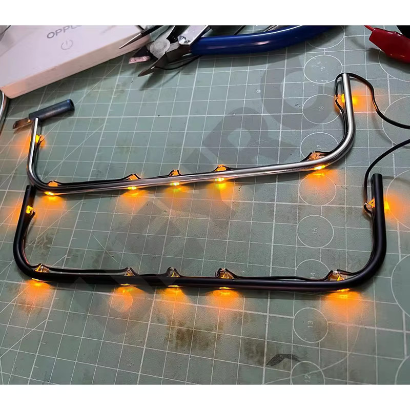 Tamiya Scania 770S 6x4 Upgrade-Zubehör, 1:14, LED 3V Simulation Frontstoßstangenlicht - Bild 5