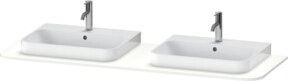 Duravit Waschtisch-Konsole Happy D.2 Plus in Weiß Seidenmatt, B: 160 cm, T: 55 cm - Bild 1