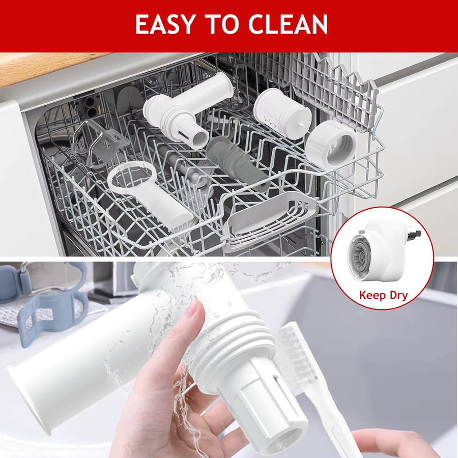 KitchenAid 6-in-1 Nudelmaschinen-Aufsatz Set für Standmixer, Farbe: Weiß - Bild 2