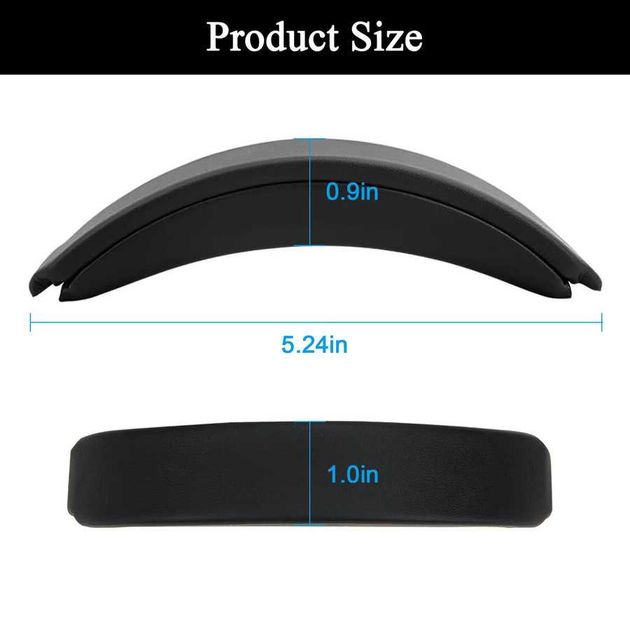 Bose Kopfband-Ersatz für QuietComfort 45 QC45 QC35 II SE Kopfhörer mit weichem Leder in Schwarz - Bild 3