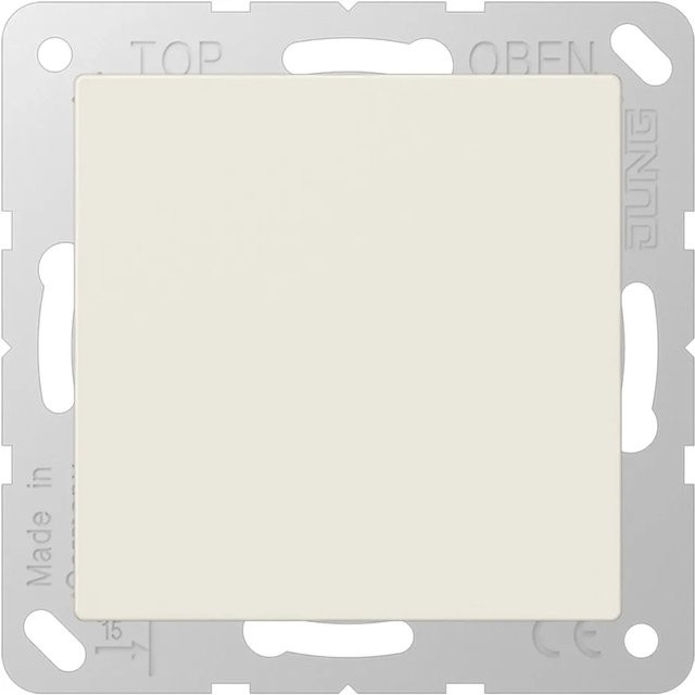 Jung Blindabdeckung mit Tragring AS 500 A594-1 Weiß - Bild 1