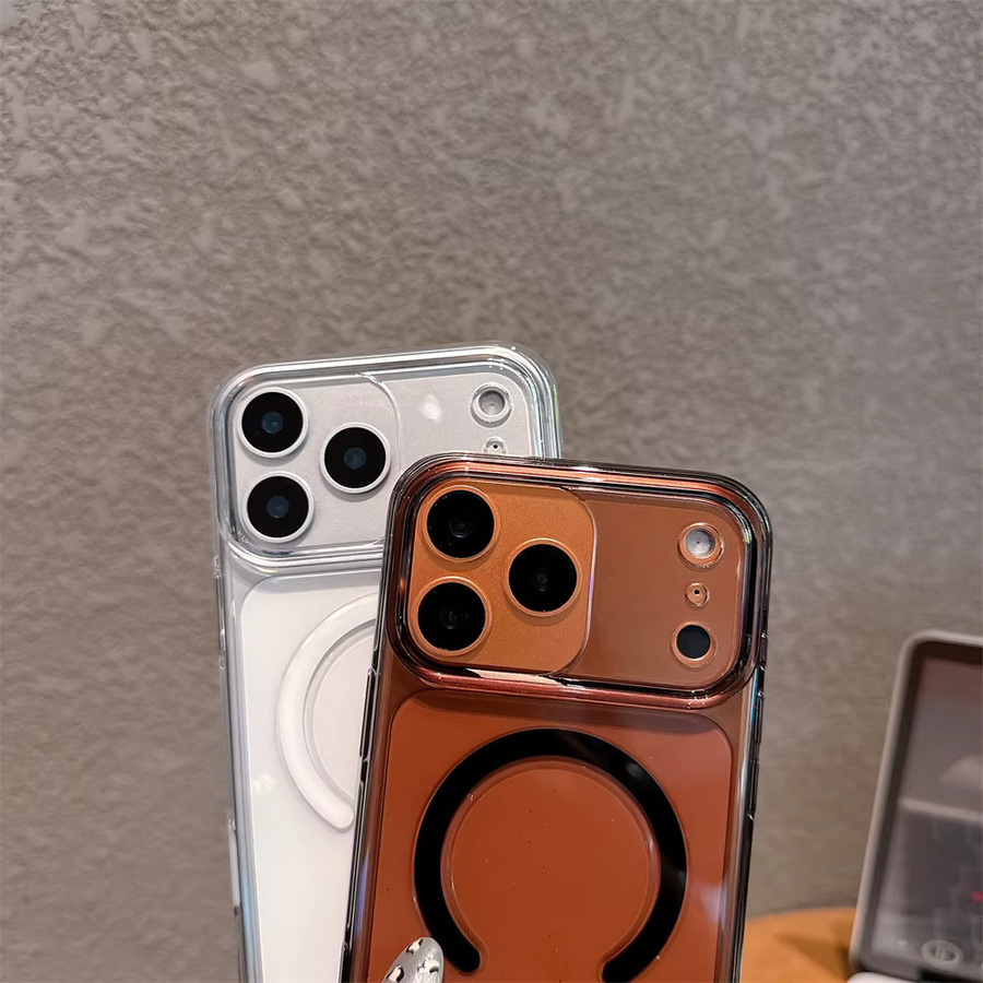 Xeber MagSafe iPhone Hülle mit Kamera-Steuertasten, transparent, ultradünne PC-Abdeckung für iPhone 17, Air 16 und 15 Pro Max - Bild 1