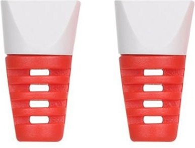 Houspace Kabelschutz Universal Anti-Bruch aus PVC für Telefon-Ladekabel, 2 Stück, Rot - Bild 1
