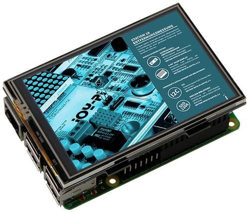Joy-it JT3.5TR Touchscreen-Modul 8,9 cm (3,5 Zoll) 480 x 320 Pixel in Schwarz für Raspberry Pi - Bild 1