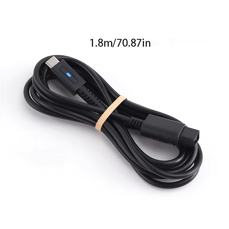 OULLX USB-C PD Ladekabel für Nintendo GameCube Controller, 45W Stromversorgungskabel, Schwarz, Länge: 1,8 m - Bild 3