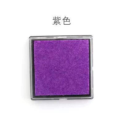 Set mit 15 farbigen Stempelkissen auf Ölbasis für Bastelarbeiten auf Stoff und Papier, Multicolor und Violett - Bild 4