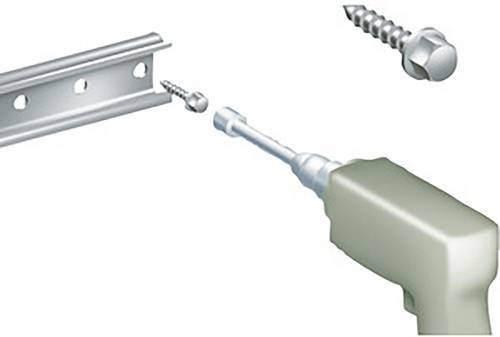 Schneider Electric NSYS13M5HS Blechschrauben aus Metall, silber, 100 Stück - Bild 1
