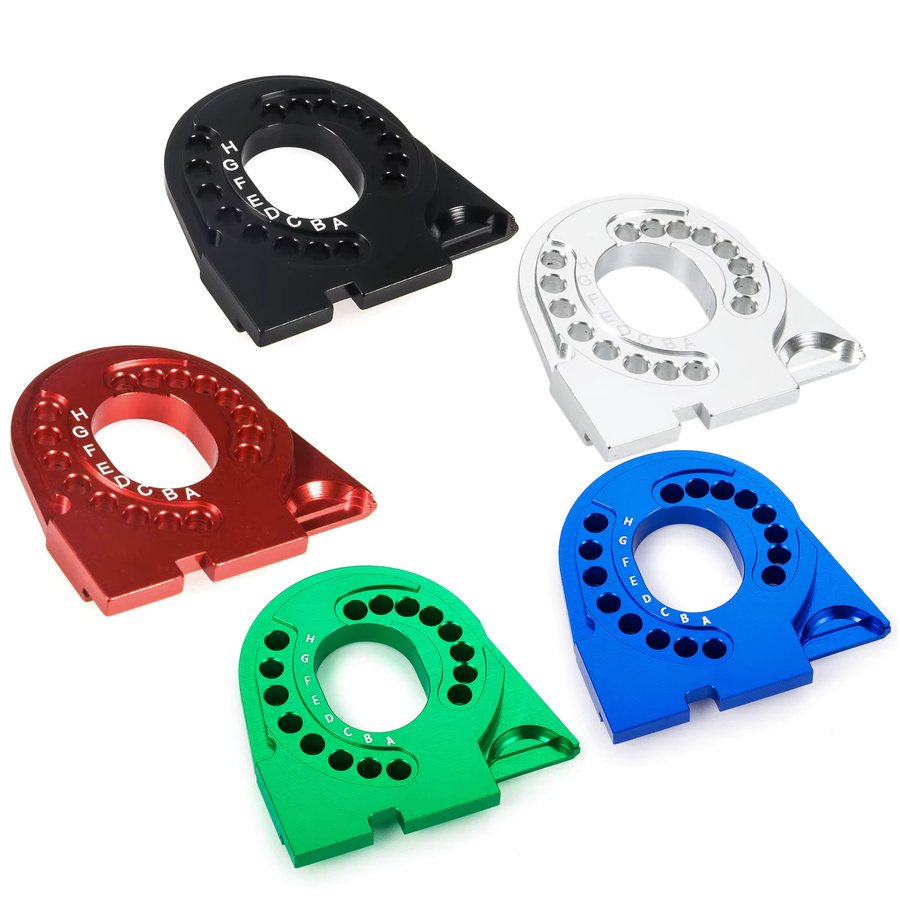 YEAHRUN CNC-Aluminium-Motorhalterung für TRX-4 TRX4, Zubehör, Metall, Schwarz - Bild 3