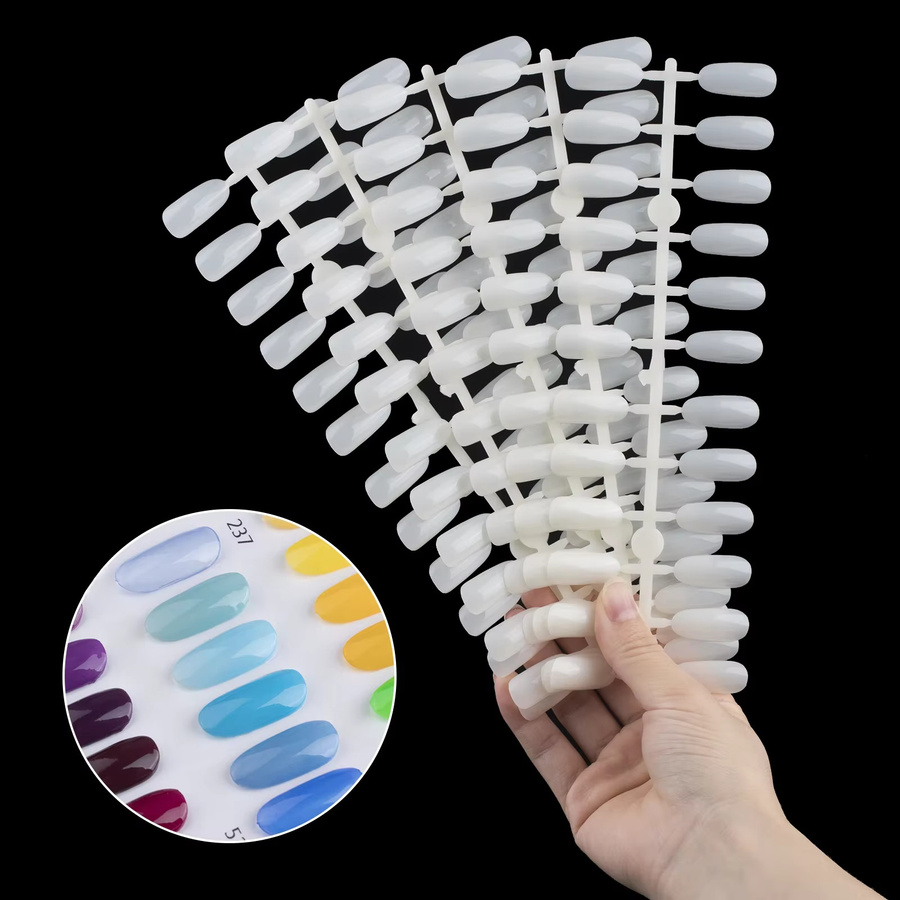 Nagel-Display-Spitzen, natürliche Farbe, ovale Acryl-Nagelspitzen - Bild 5