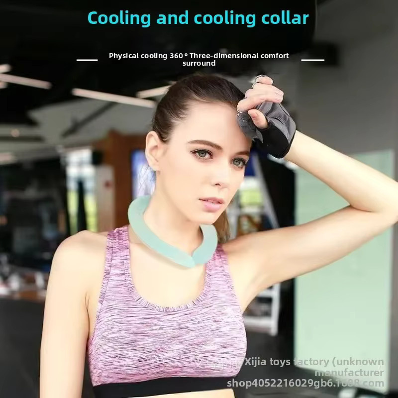 YOCITY Nackenkühlring aus Gel in Blau, wiederverwendbares Eispack für Outdoor-Sport und Sommer - Bild 2