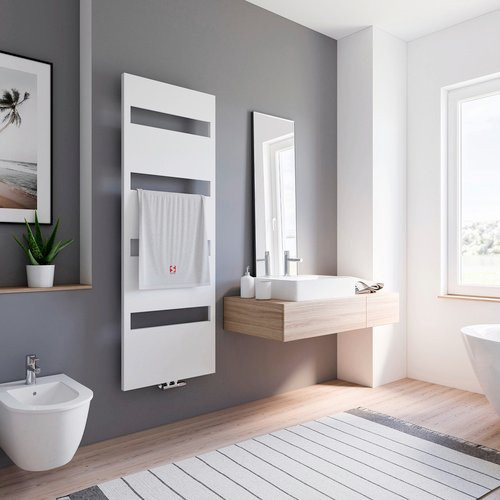 Schulte ExpressPlus Design-Heizkörper Turin in Alpinweiß, H x B: 170,3 x 60,5 cm - Bild 2