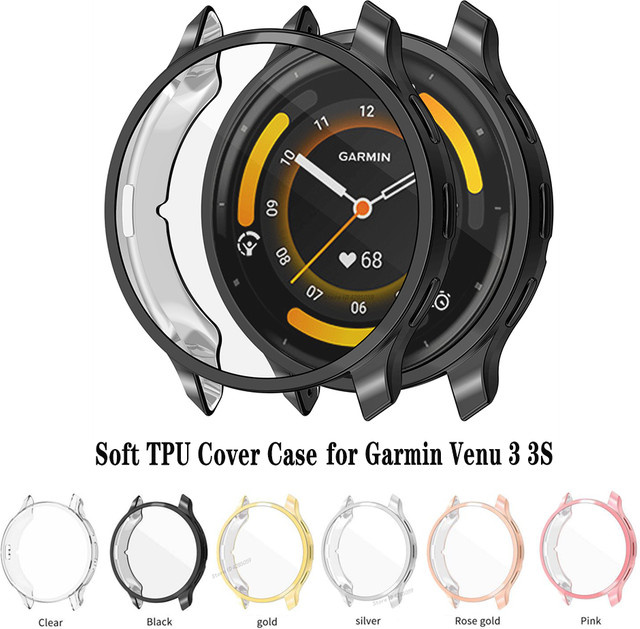 Garmin Smartwatch Schutzhülle, TPU, Schwarz, Unisex - Bild 1