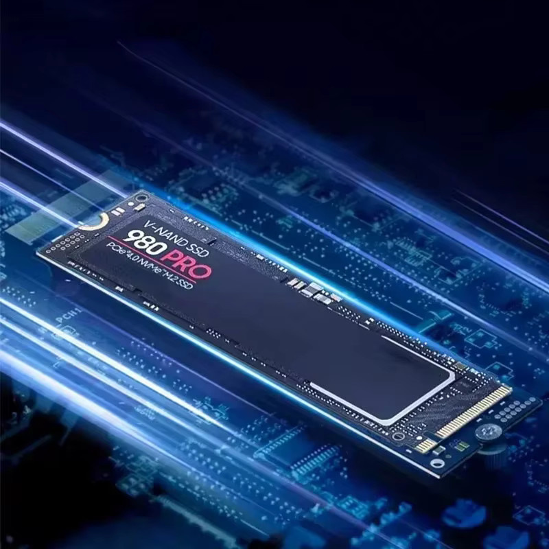 Samsung 980 Pro NVMe M.2 2280 SSD PCIe Gen 4.0x4 TLC Interne Festplatte für Desktop-PC und PS5, Schwarz, 1 TB - Bild 2
