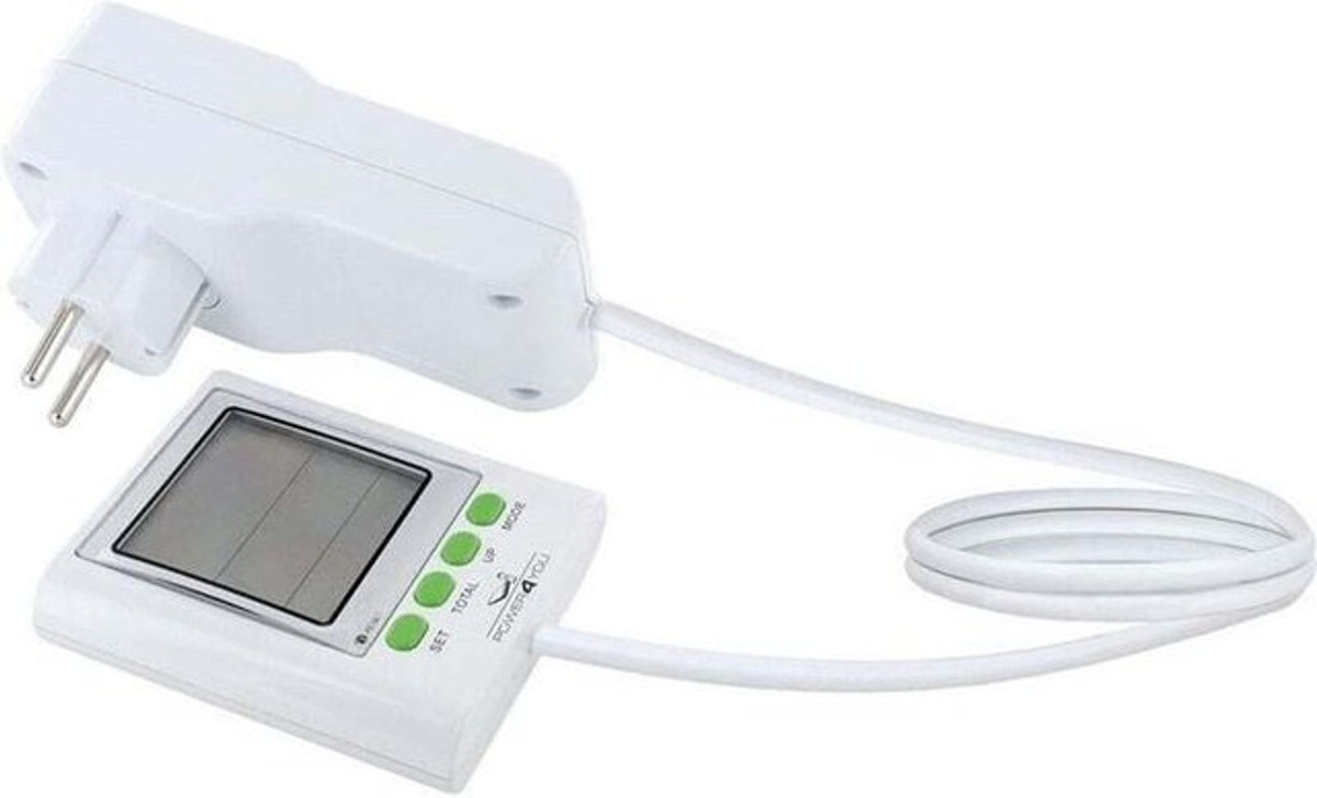 Schwaiger Energiekostenmessgerät STEM0015 mit verlängertem Display in Weiß - Bild 2