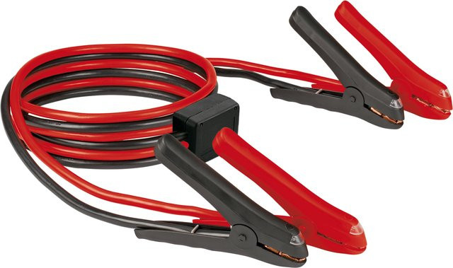 Einhell Starthilfekabel BT-BO 25/1 A LED SP in Rot mit 3,50 m Länge und 31,4 mm² Aluminium-Kern - Bild 1