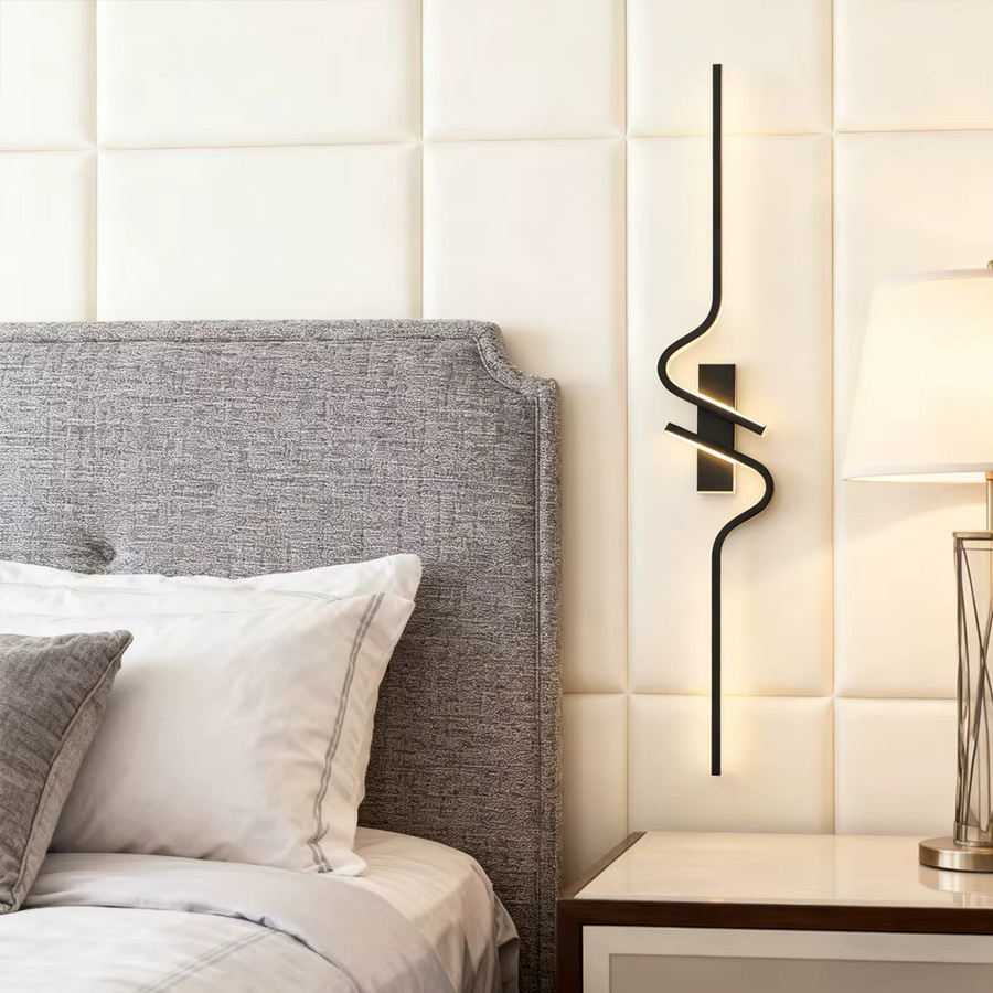 Moderne LED Wandleuchte DARHYN mit integriertem LED für Wohnzimmer Schlafzimmer und Esszimmer - Bild 2