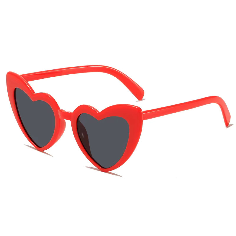 ZUXUB Sonnenbrille Herz, pink, Vollrand, Kunststoff, Damen - Bild 4