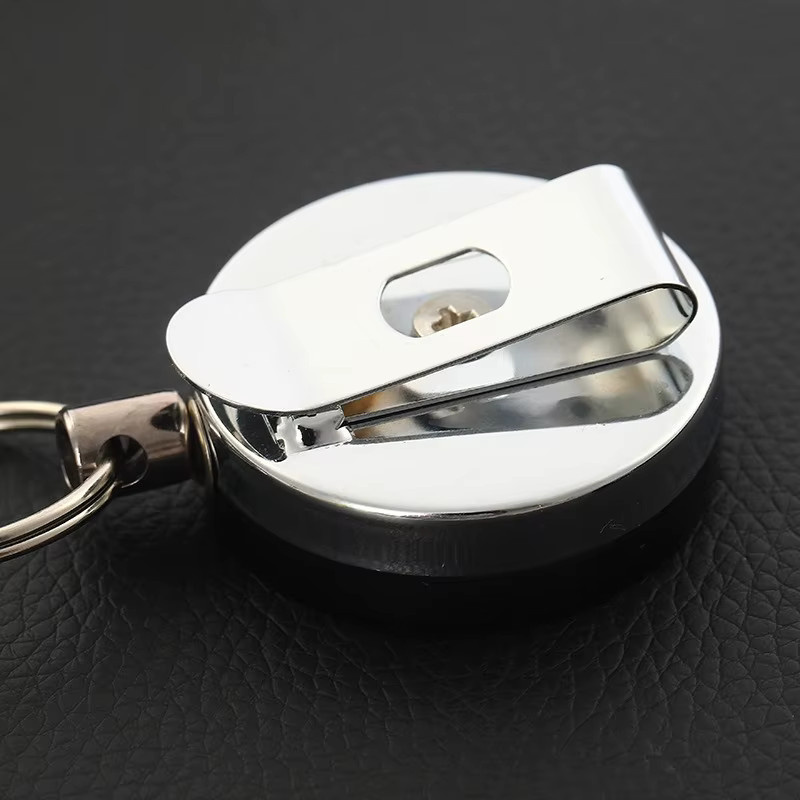 Robuster einziehbarer Stifthalter mit Anti-Verlust-Seil und Gürtelclip für Camping und Handwerk - Bild 3