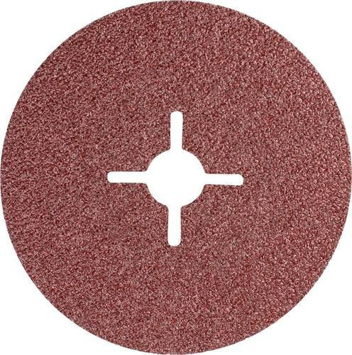 PFERD Korund Fiberscheibe A36 für universelle Anwendungen, Durchmesser: 100 mm, Farbe: Braun, 25 Stück - Bild 1