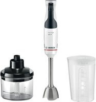 Bosch Stabmixer ErgoMaster Serie 4 MSM4W220 in Weiß mit Mixbecher, Messbecher und Zerkleinereraufsatz - Bild 1