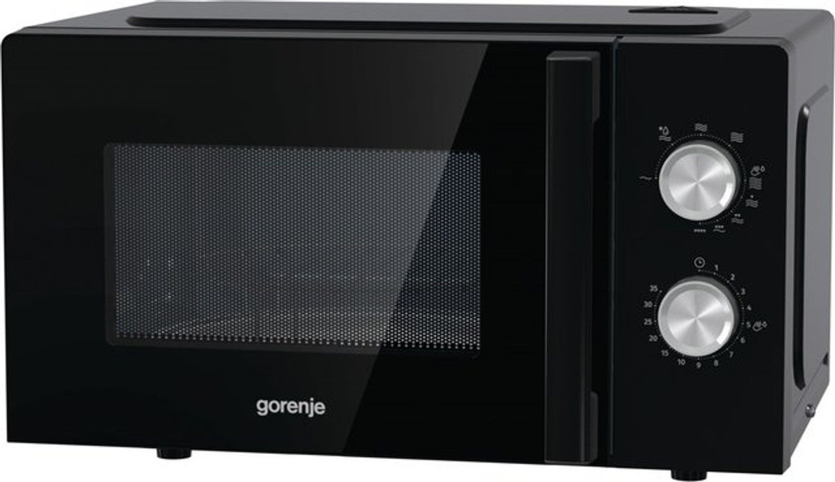 Gorenje Mikrowelle Kombi mit Grill MO20E2BH, Schwarz, 20 l - Bild 2
