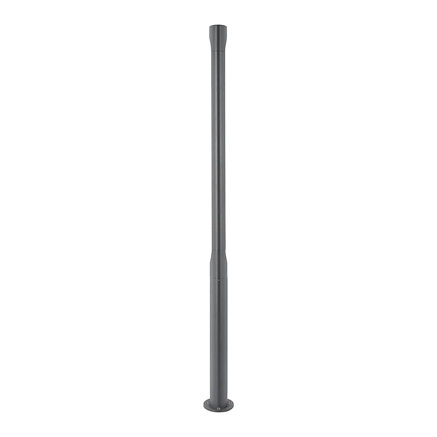 Lucande LED Mastleuchte Dovino 9618145 Außenleuchte aus Aluminium in Schwarz, Modern, 1-flammig - Bild 2