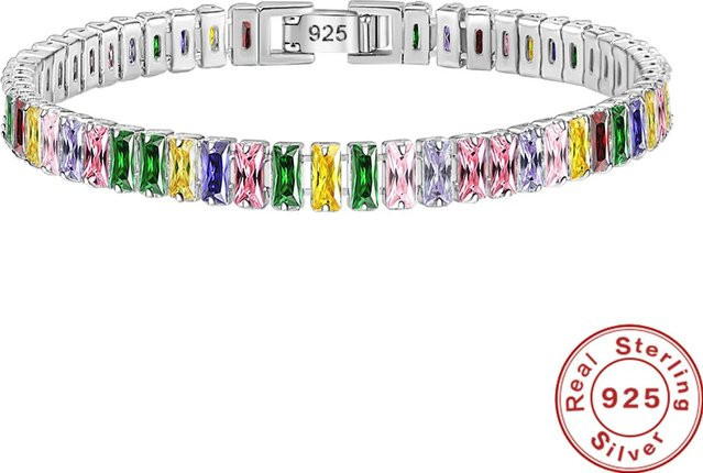 CHSHINE Armband, 925 Silber, Kristall, Damen, 18cm - Bild 1