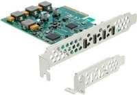 Delock USB-Expansion-Card PCIe x4 zu 4 x USB-C 10 Gbps Low Profile in Multicolour - Bild 1
