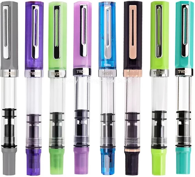 TWSBI ECO Kolben Füllfederhalter aus Harz in Transparent, Schwarz und Multicolour - Bild 1