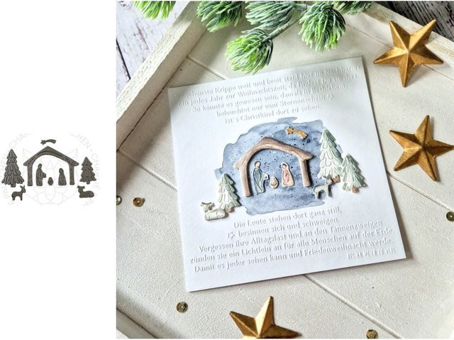 Ziyu Stanzformen und Stempel Set für DIY Scrapbook und Album Dekoration, Multicolor, Metall - Bild 1